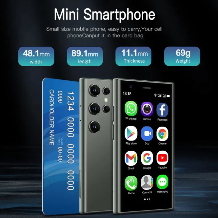 S25 Ultra Mini Smart Phone- 5G Phone (2 Year Manufacture Warranty)