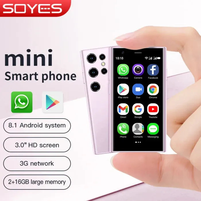 S25 Ultra Mini Smart Phone- 5G Phone (2 Year Manufacture Warranty)